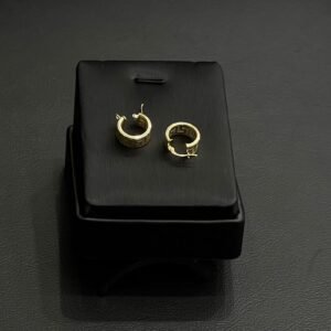 حلق فرزاتشي عيار 18 الوزن 2,12