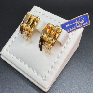 حلق رمش العروس عيار 21 الوزن 3.29 جرام