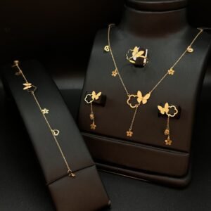 طقم الفراشه عيار 21 الوزن 3.94 جرام