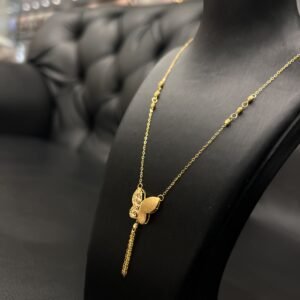 عقد الفراشه عيار 21 الوزن 2،6