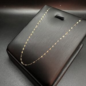 سلسال لماع عيار 18 الوزن 0.34 إلى 0.4 جرام