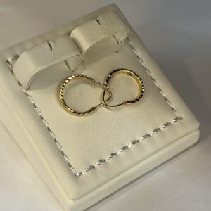 حلق دائري عيار 21 الوزن 0.64جرام