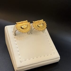 حلق الدانه عيار 21 الوزن 1.62 جرام