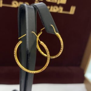 حلق دائري عيار 21 الوزن 1.06 جرام