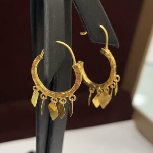 حلق دائري  ذهب عيار 21 الوزن 1.55 جرام