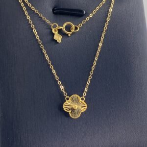 عقد الوردة ذهب خالص21k✨