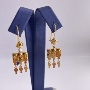 حلق رمش العروس ذهب عيار21k✨