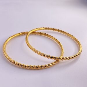 غوايش المبرومة ذهب عيار21k✨الاكثر مبيعا السعر للحبة