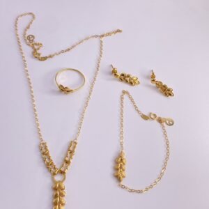 طقم السنبلة ذهب عيار21k الاكثر مبيعا✨