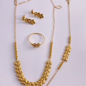 طقم السنبلة الاكثر مبيعا ذهب عيار21k✨