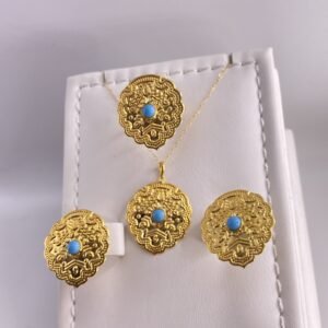 نص طقم القردانة الاكثر طلبا ذهب عيار21k