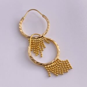 حلق دائري ذهب عيار21k✨