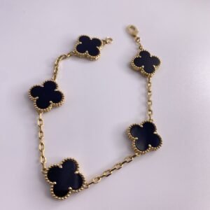 أسوارة الصدف الأسود ذهب عيار18k✨