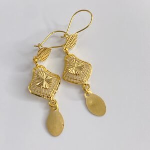 حلق الياسمين شنكار ذهب21k✨