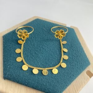 خاتم أوتار الوردة ذهب21k✨🥹