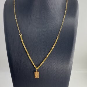 عقد الوردة ناعم ذهب21k✨