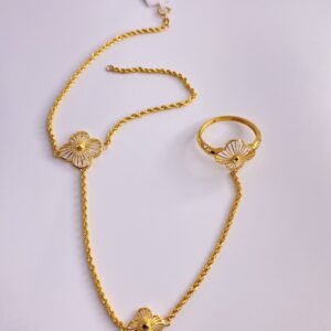 كف الوردة روب كامل الاكثر مبيعا ذهب21k✨