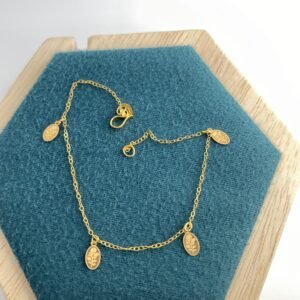 أسوارة الوردات ذهب21 وزن.66