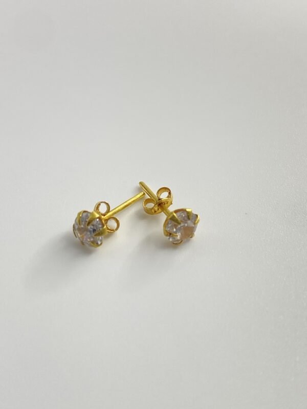 حلق سولتير ذهب18 فص وزن.50