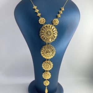 عقد كرسي جابر الفخامة ذهب21 5ادوار وزن5.05