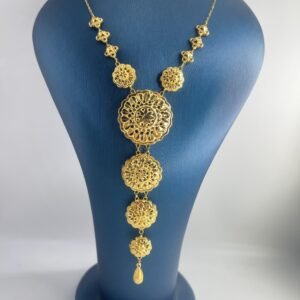 عقد كرسي جابر الاكثر مبيعا🤩اربع ادوار ذهب 21 وزن 3.71