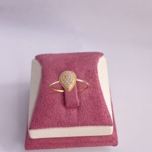 خاتم ايطالي ذهب18 وزن.58ملي