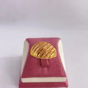 خاتم حب السكر🥹✨ذهب عيار21 وزن تقريبا1.16g
