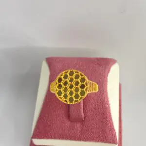 خاتم الخلية ذهب عيار21 وزن 1.53g