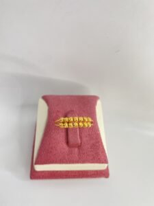 خاتم الدوريكا ذهب عيار21 وزن تقريبي1.30g