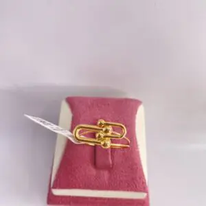 خاتم تفاني ذهب عيار21 وزن1.45g