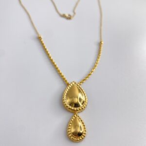 عقد البصمة اللماع ذهب21✨🥹