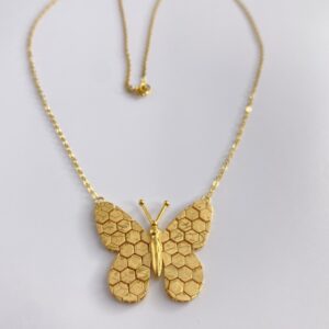 عقد الفراشة🦋ذهب عيار21🥹