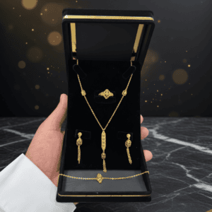 طقم الهبة عيار ٢١ وزن ٦.٩٢ جرام