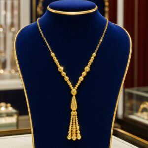 عقد دوريكا ذهب عيار 21 وزن 10.22 جرام شركة درة التيجان للذهب والمجوهرات