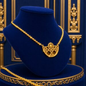 عقد ديور  عيار ٢١ وزن ١،٩٧ جرام