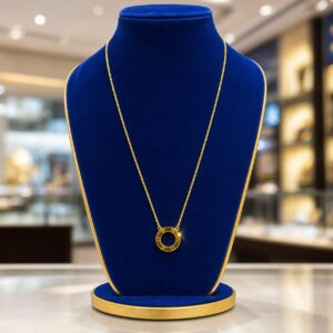 عقد ذهب عيار 21 وزن 1.40 جرام شركة درة التيجان للذهب والمجوهرات