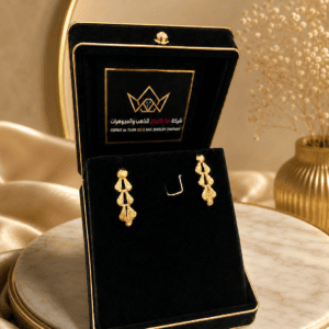 حلق السنبلة عيار ٢١ وزن 0.93 جرام