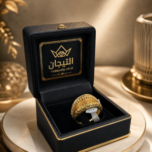خاتم دوريكاء عيار ٢١ وزن 4.20 جرام