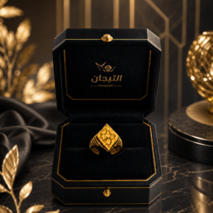 خاتم مميز عيار ٢١ وزن 2.48 جرام